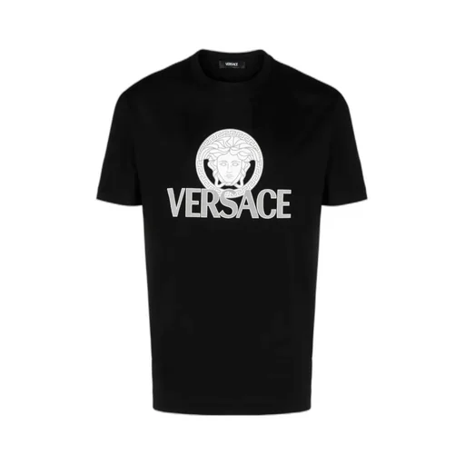 Medusa Head-Printed Crewneck T-Shirt