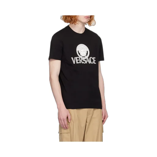 Medusa Head-Printed Crewneck T-Shirt