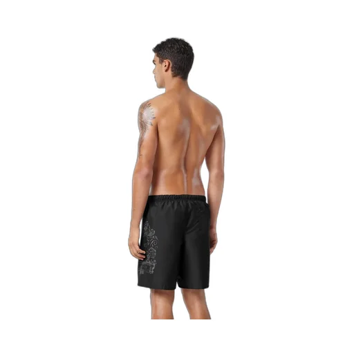 Logo-Graphic-Print Swim Shorts