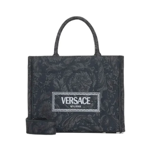 All-Over Floral Motif Top Handle Bag
