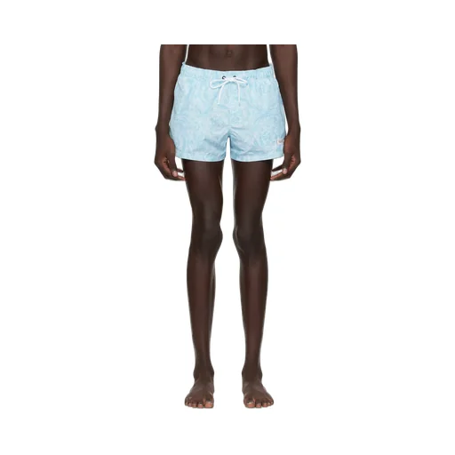 Barocco-Printed Drawstring Swim Shorts