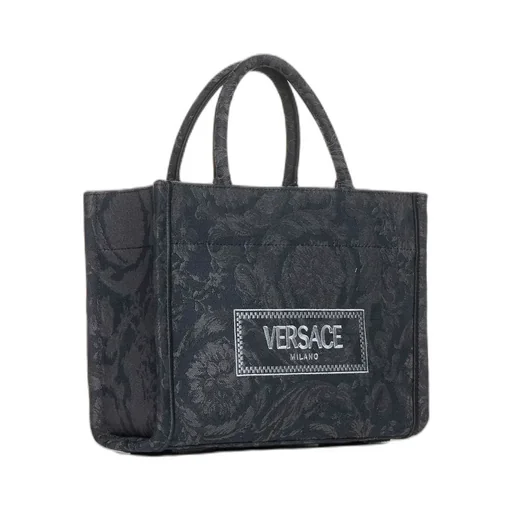 All-Over Floral Motif Top Handle Bag