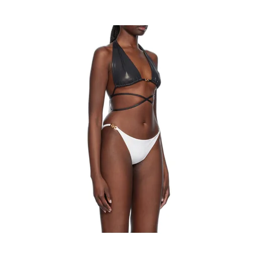 Greca-Detailed Triangle Bikini Top