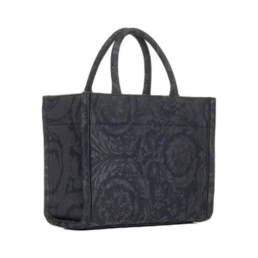 All-Over Floral Motif Top Handle Bag