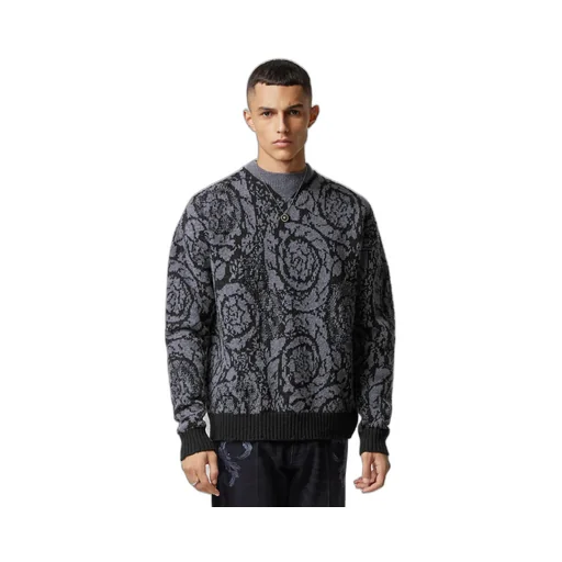 Barocco-Intarsia Crewneck Jumper