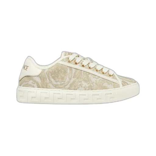 Barocco Greca Lace-Up Sneakers