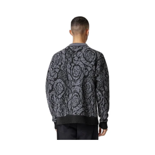 Barocco-Intarsia Crewneck Jumper