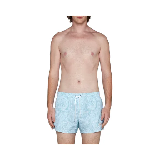 Barocco-Printed Drawstring Swim Shorts
