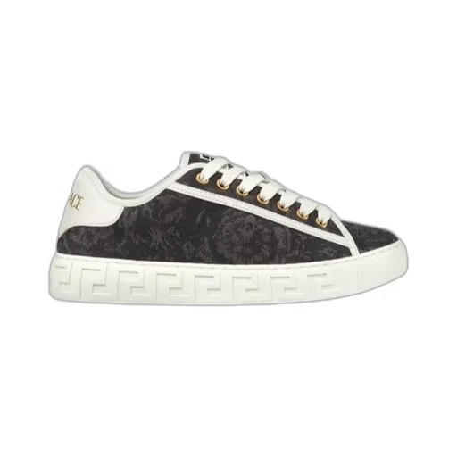 Barocco Greca Lace-Up Sneakers
