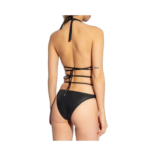 Greca-Detailed Triangle Bikini Top