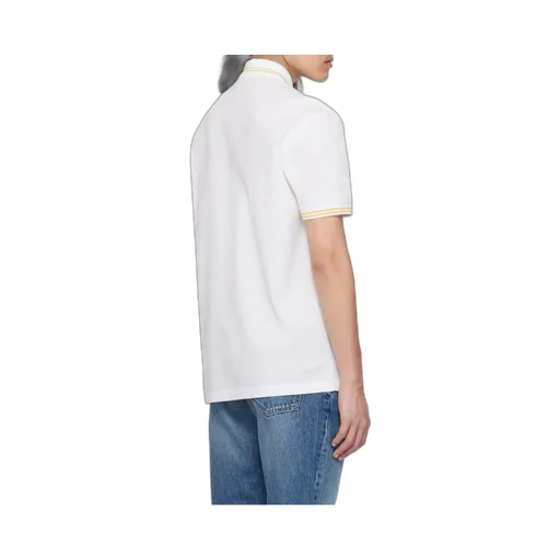 Medusa-Embroidered Short-Sleeved Polo Shirt