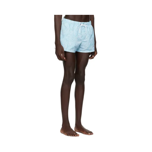 Barocco-Printed Drawstring Swim Shorts