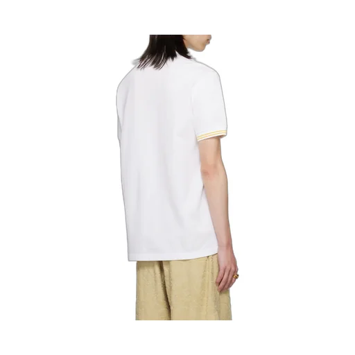 Medusa-Embroidered Short-Sleeved Polo Shirt