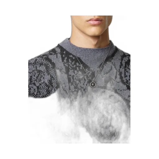 Barocco-Intarsia Crewneck Jumper