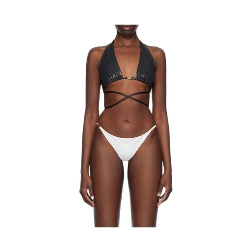 Greca-Detailed Triangle Bikini Top