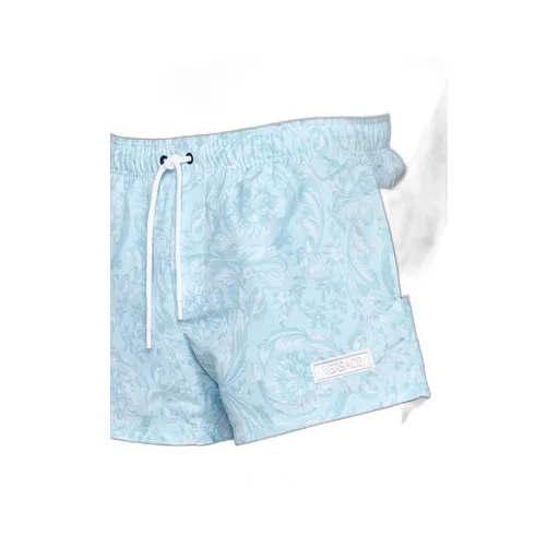 Barocco-Printed Drawstring Swim Shorts