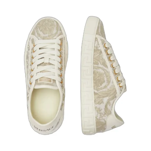 Barocco Greca Lace-Up Sneakers
