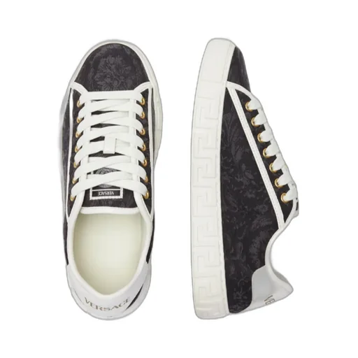 Barocco Greca Lace-Up Sneakers