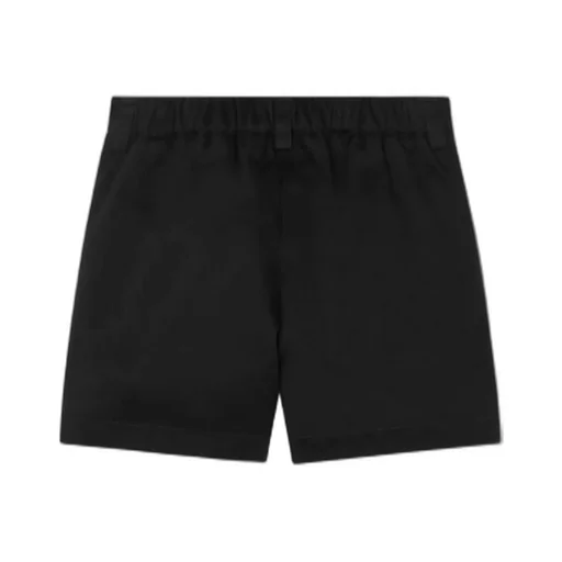 Greca-Waistband Straight Hem Shorts