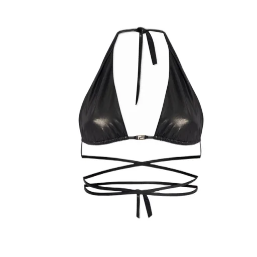 Greca-Detailed Triangle Bikini Top