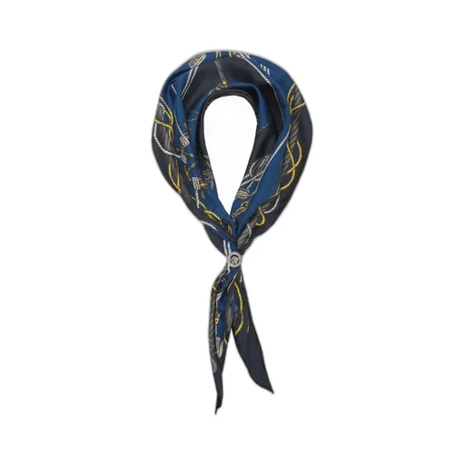 Chain Couture Silk Scarf
