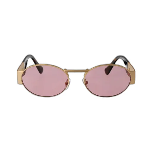 Oval-Frame Sunglasses