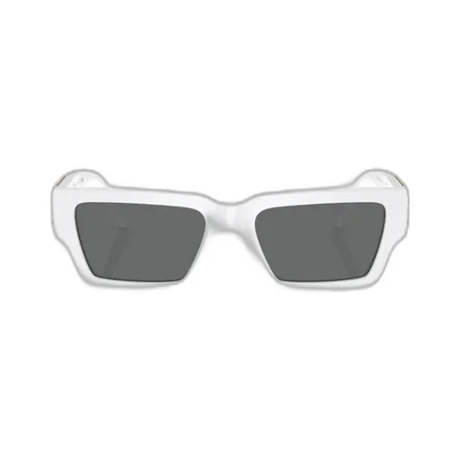 Contrast-Color Thick Frame Sunglasses