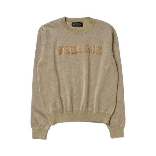 Logo-Appliqué Long-Sleeved Crewneck Jumper