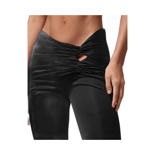 Knotted Flared Trousers