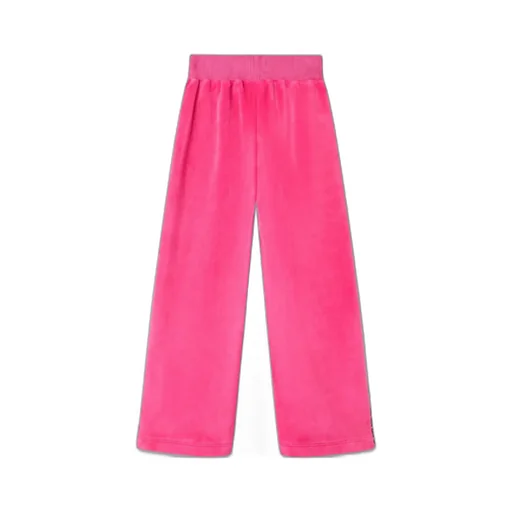 Logo Embellished Straight Leg Trousers