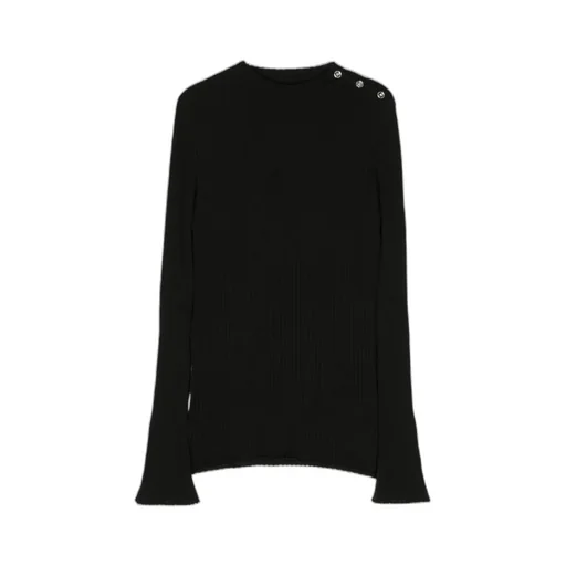 Ribbed-Knit Wool Jumper