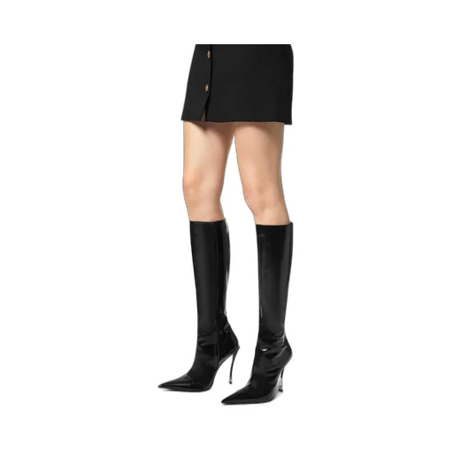 Pin-Point Knee-High Boots