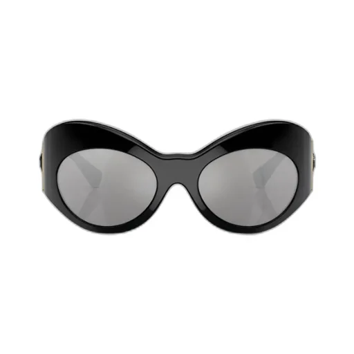 Oval Shield-Frame Sunglasses