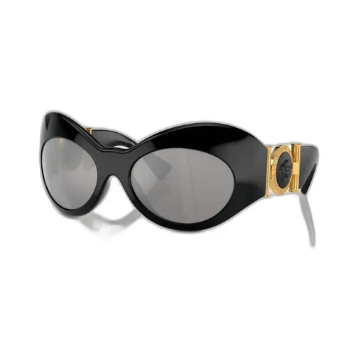 Oval Shield-Frame Sunglasses