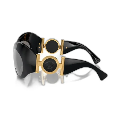 Oval Shield-Frame Sunglasses