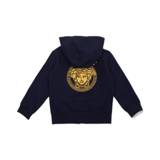 Zip-Up Long-Sleeved Hoodie