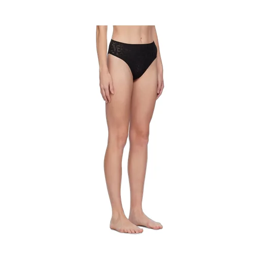 High-Waist Openwork-Detailed Briefs