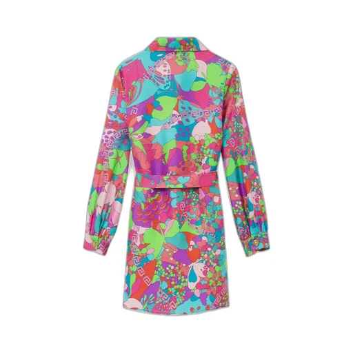 Floral Summer Flared Hem Dress