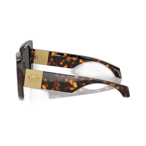 Medusa-Plaque Oversized-Frame Sunglasses