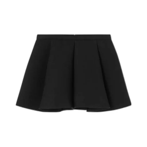 I-Pleated Mini Skirt