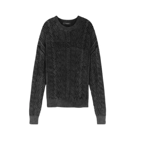 Logo Embroidered Knitted Jumper