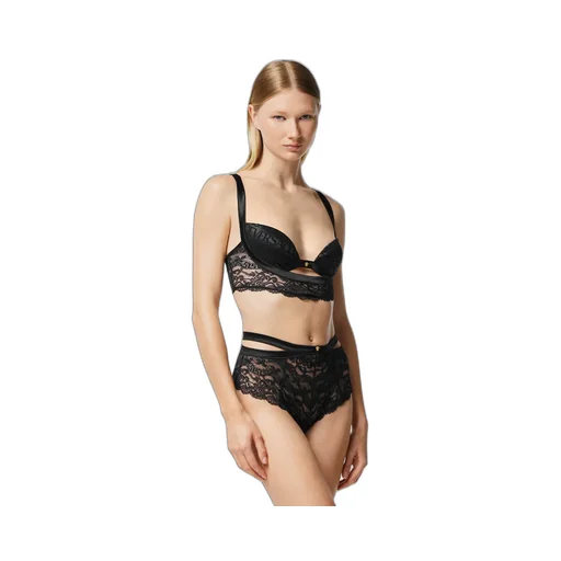 Greca High-Waist Floral-Lace Detailed Briefs