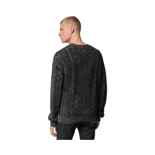 Logo Embroidered Knitted Jumper
