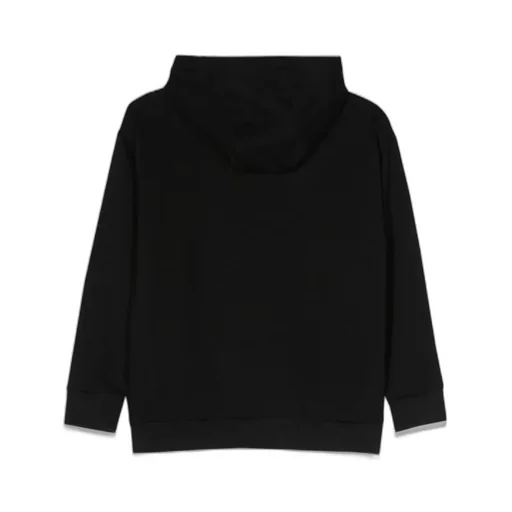 Logo Embellished Long Sleeved Hoodie