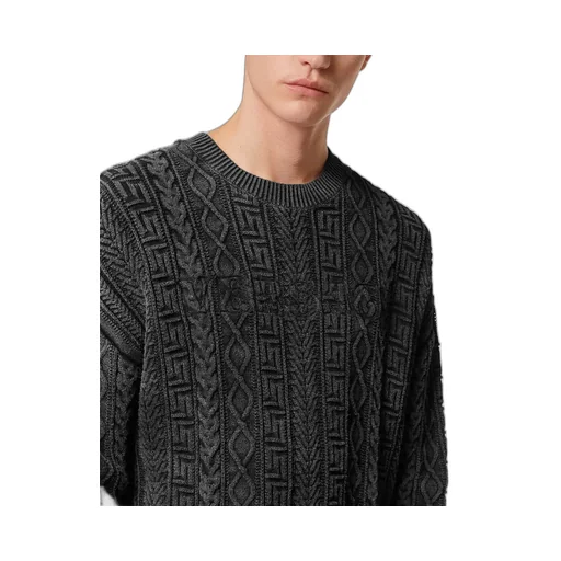 Logo Embroidered Knitted Jumper