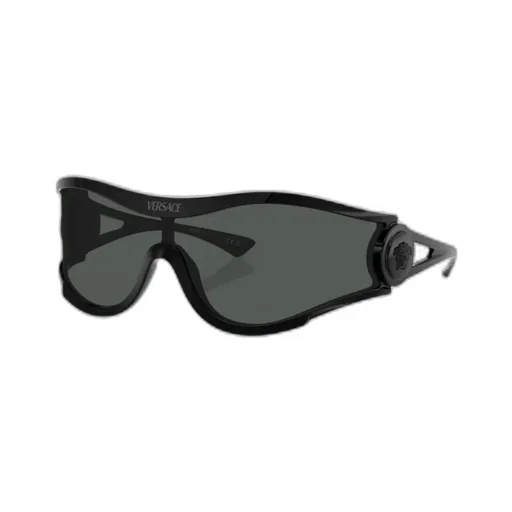 Medusa-Plaque Pilot-Frame Sunglasses
