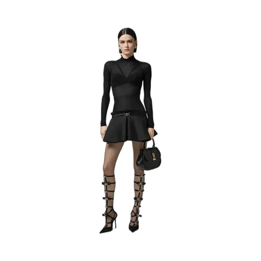 Pleated Bustier Top