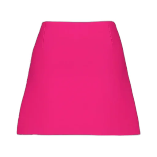 Low Rise Straight Hem Mini Skirt