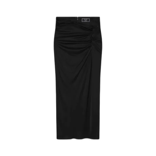 X Dua Lipa Knotted Midi Skirt