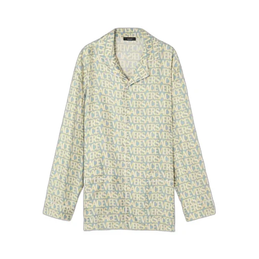 Allover Silk Pajama Shirt